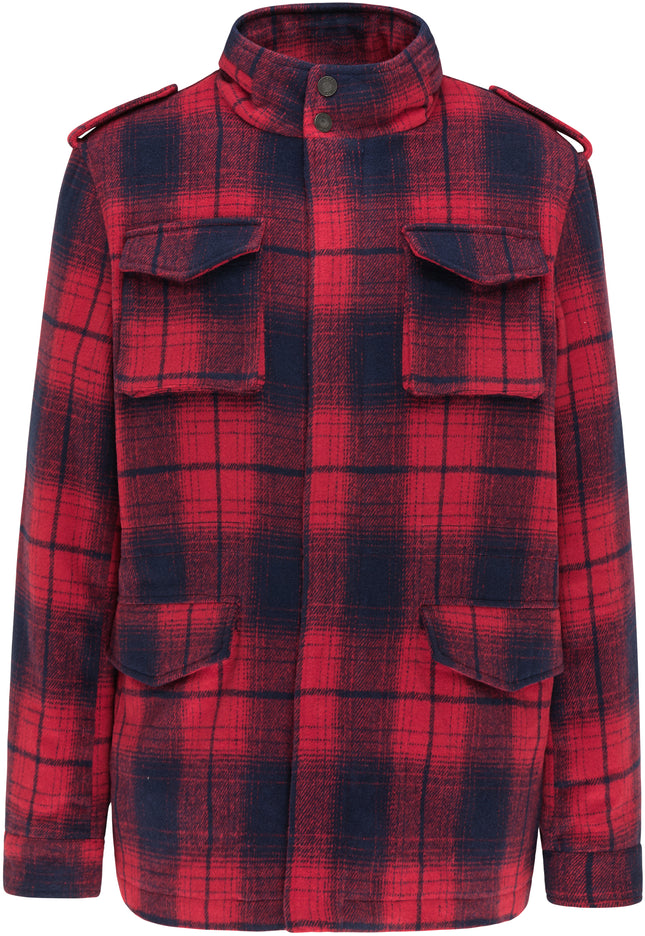 Męska kurtka w kratę Mo