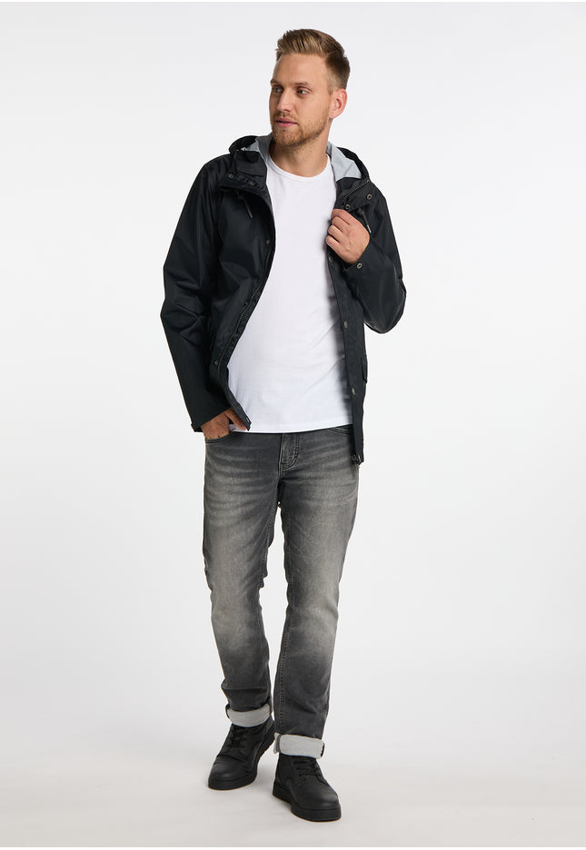 Mo Herren Regenjacke mit Innenprint