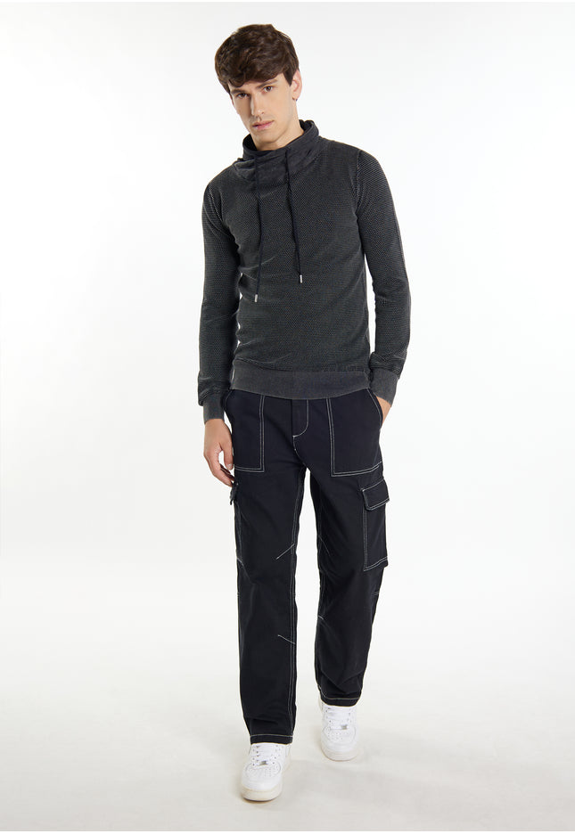 Mo Męski sweter dzianinowy