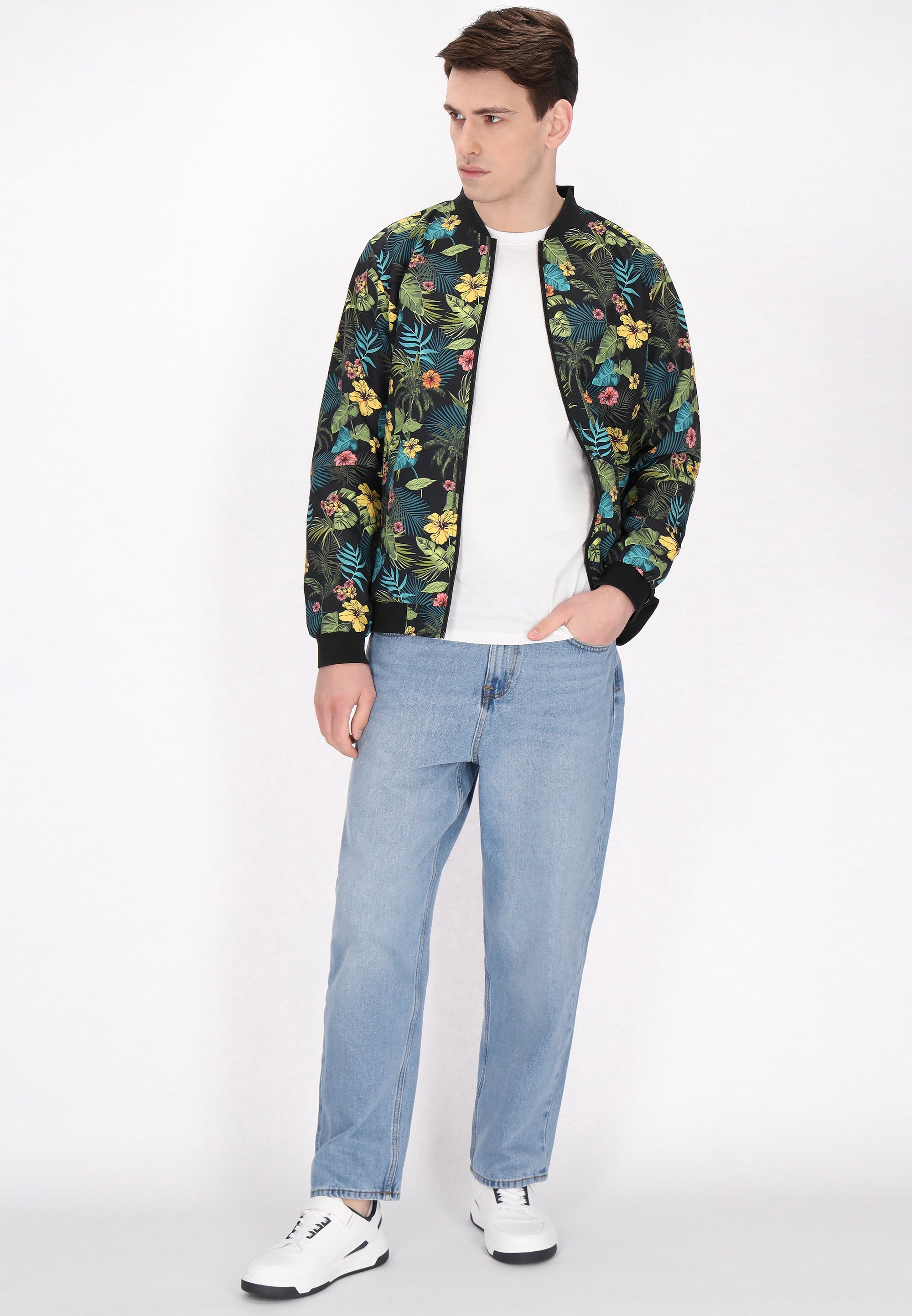 Czarny wielokolorowy