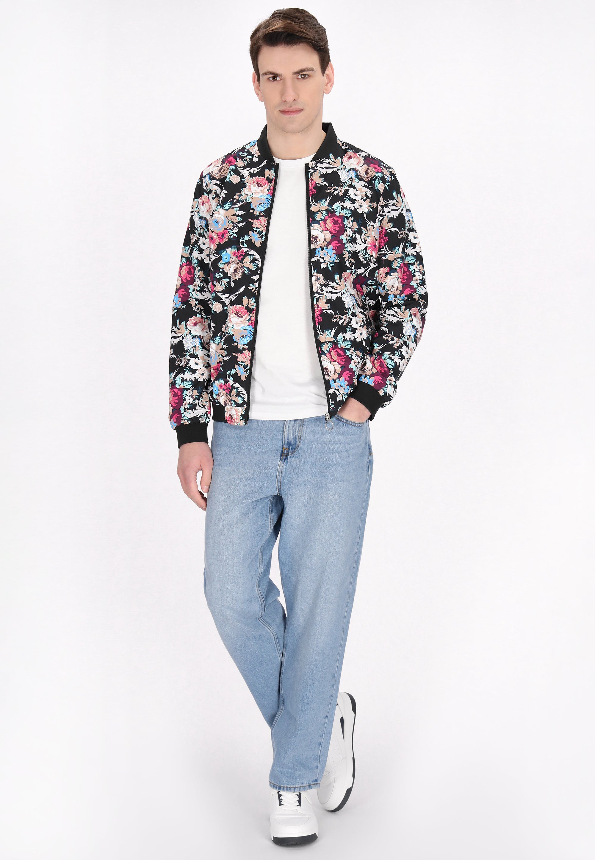 Czarny wielokolorowy