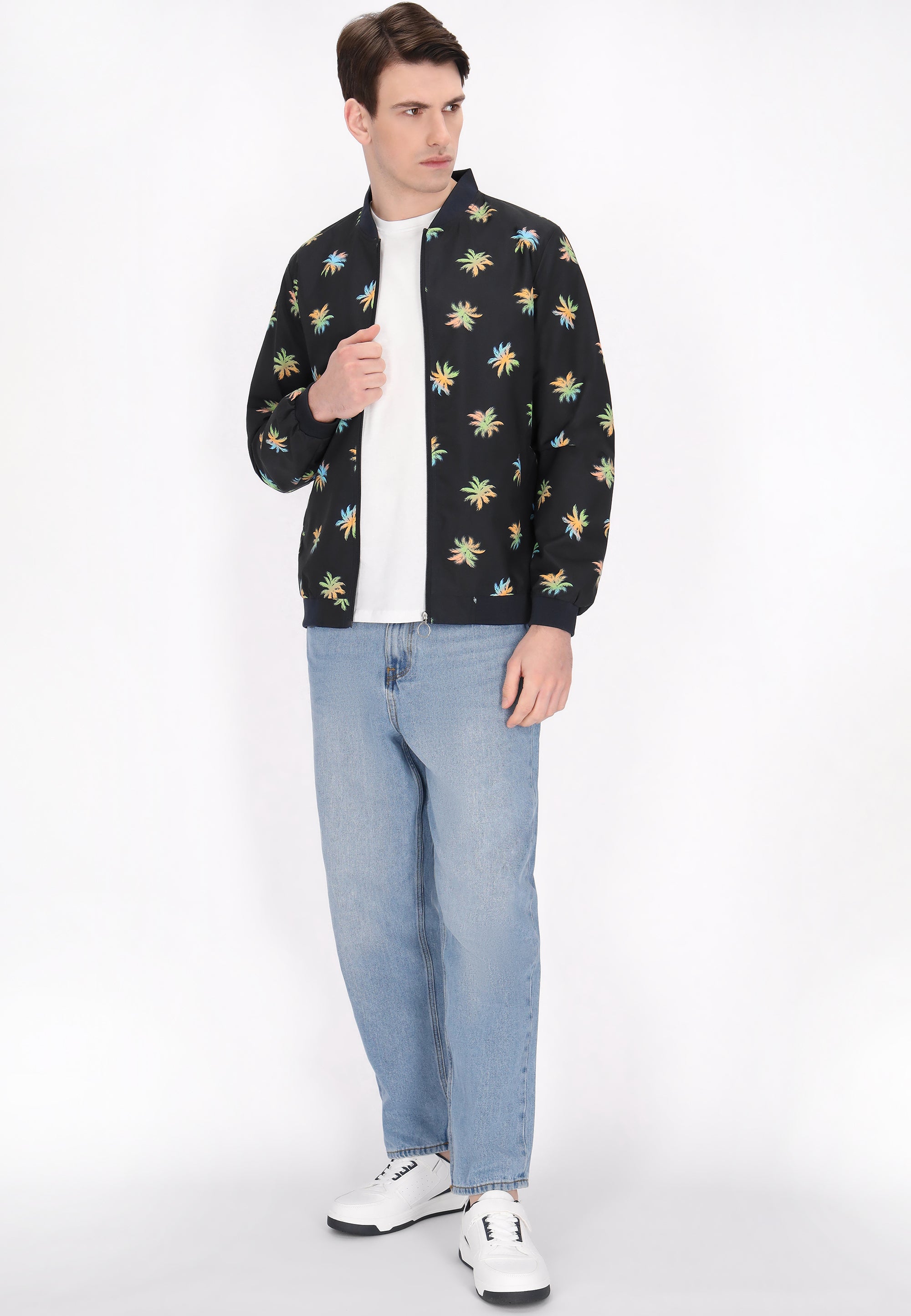 Czarny wielokolorowy