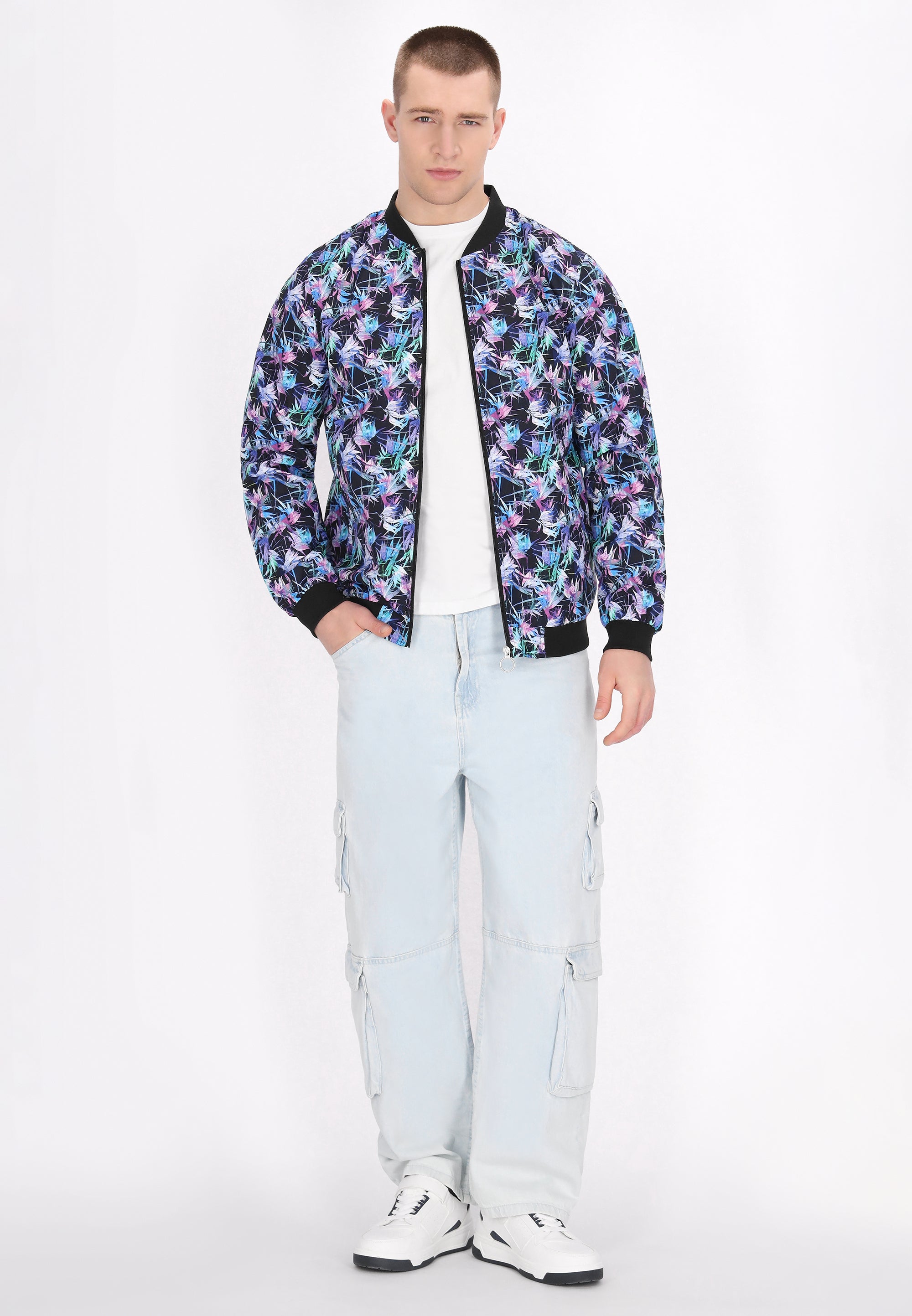 Fioletowy wielokolorowy