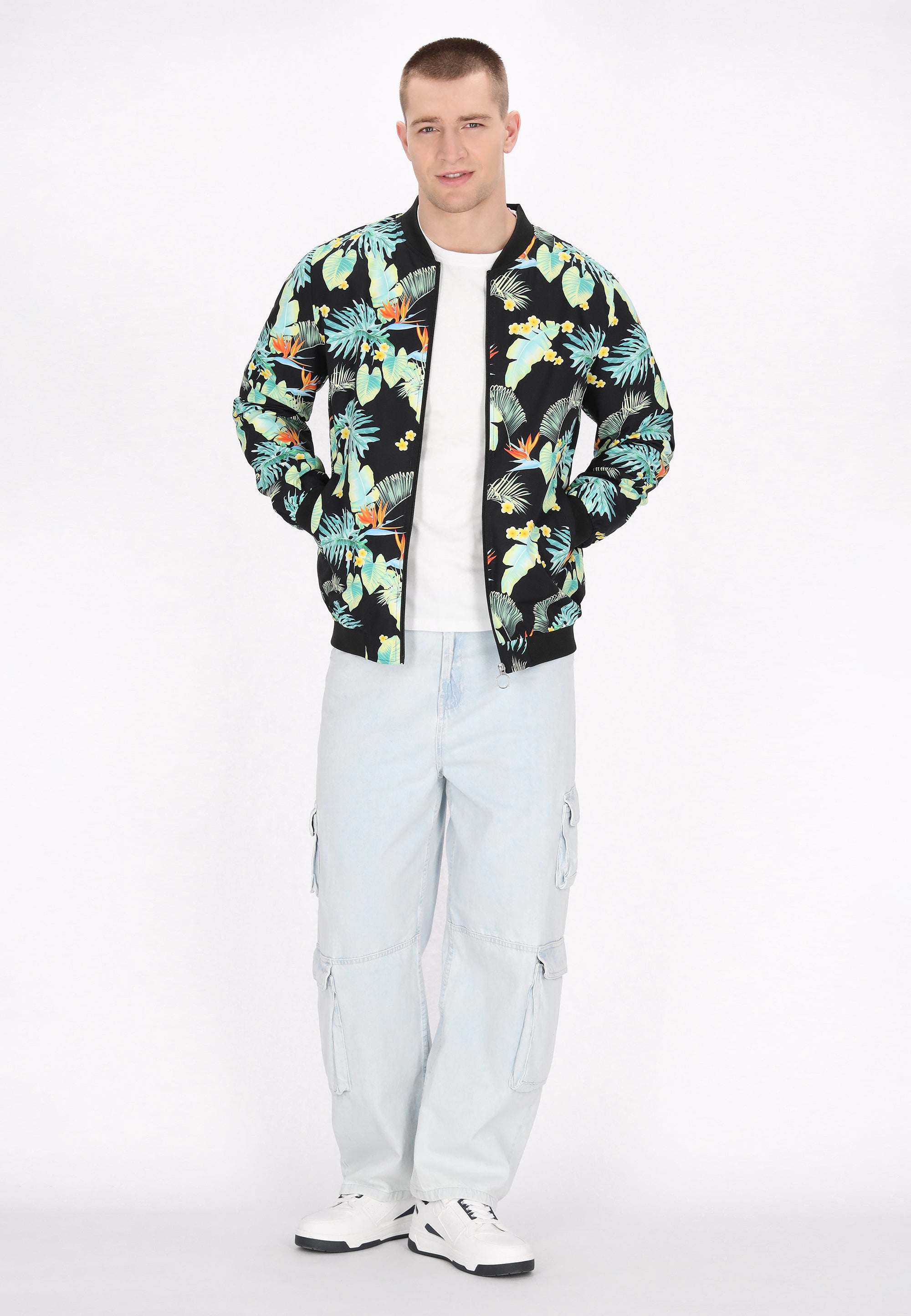 Czarny wielokolorowy