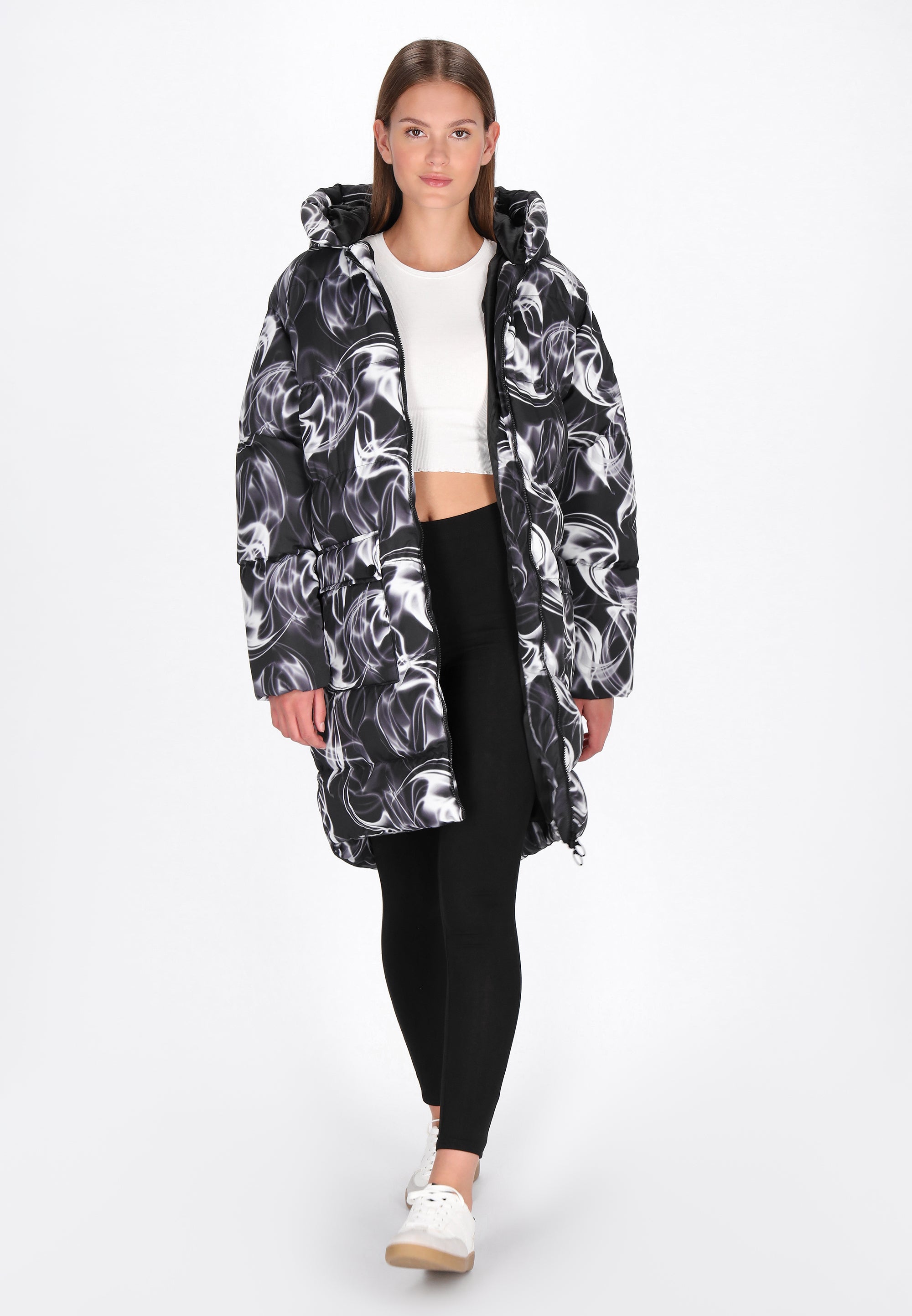 Czarny wielokolorowy