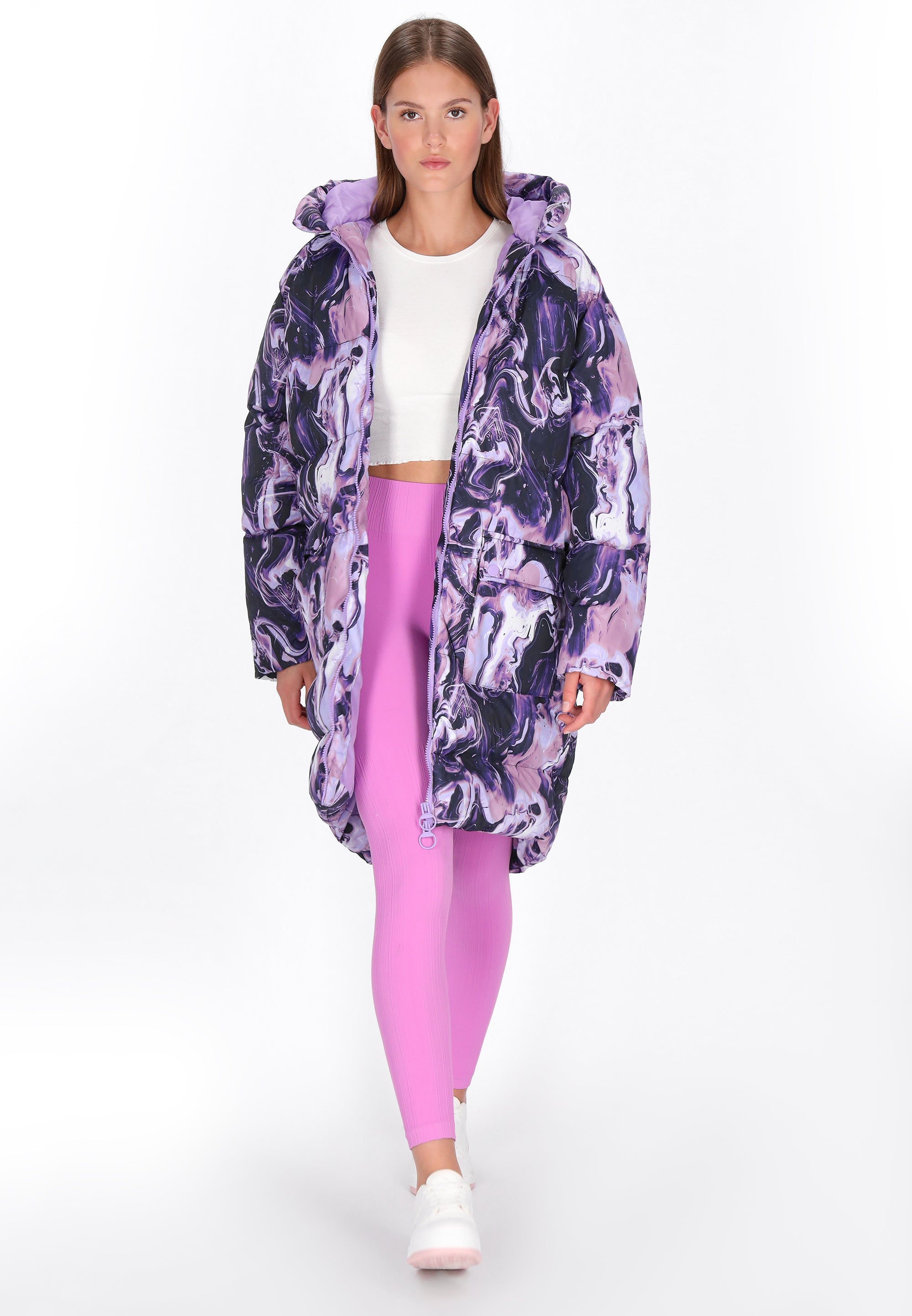 Fioletowy wielokolorowy