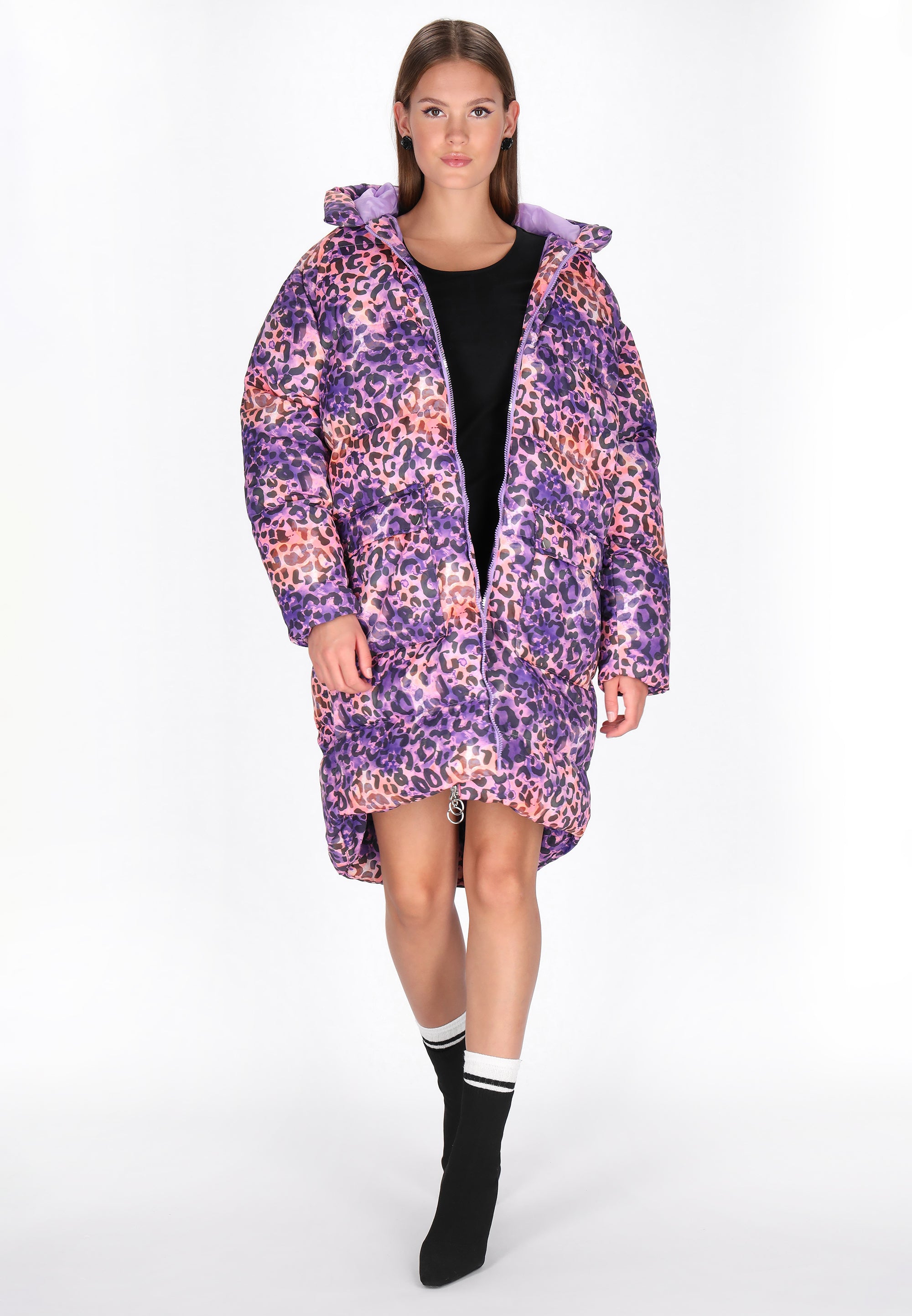 Różowy wielokolorowy