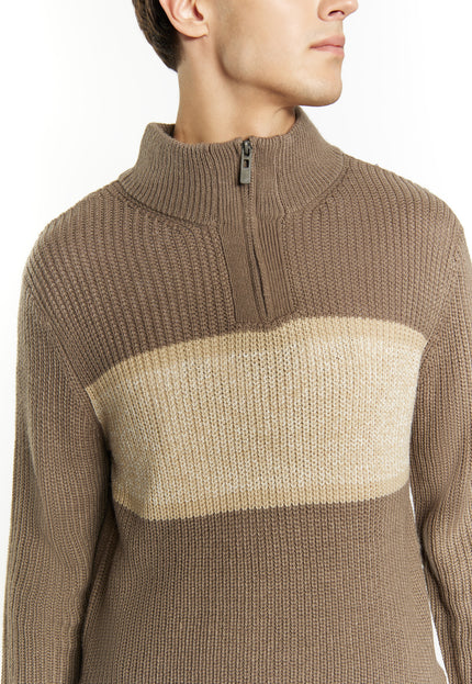 Mo Herren Grobstrickpullover