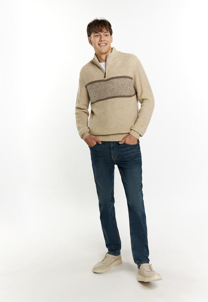 Mo Herren Grobstrickpullover