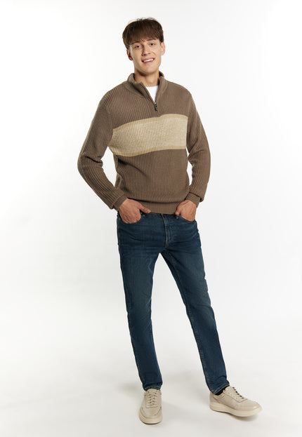 Mo Herren Grobstrickpullover