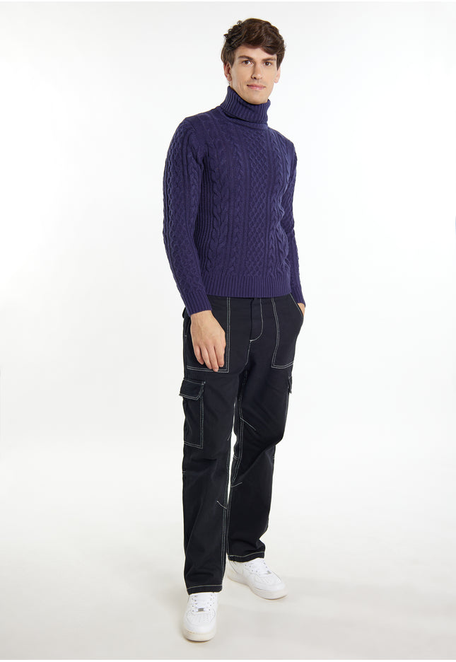 Mo Men's Cable Knit Sweater